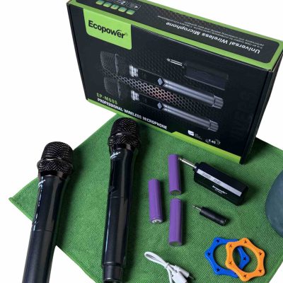 Micrófono Inalámbrico Ecopower EP-M605 (2MIC)