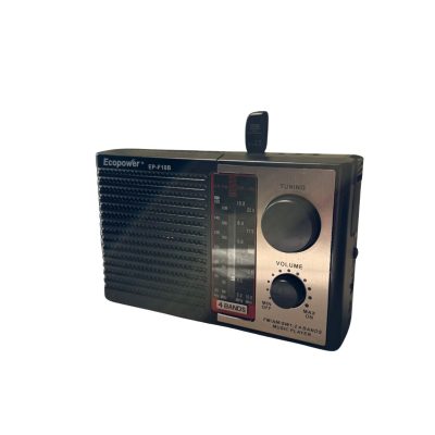 📻 𝗥𝗮𝗱𝗶𝗼 𝗣𝗼𝗿𝘁𝗮́𝘁𝗶𝗹 𝗘𝗰𝗼𝗽𝗼𝘄𝗲𝗿 𝗘𝗣-𝗙𝟭𝟬𝗕 – 𝟰 𝗕𝗮𝗻𝗱𝗮𝘀 𝗰𝗼𝗻 𝗥𝗲𝗽𝗿𝗼𝗱𝘂𝗰𝘁𝗼𝗿 𝗱𝗲 𝗠𝘂́𝘀𝗶𝗰𝗮