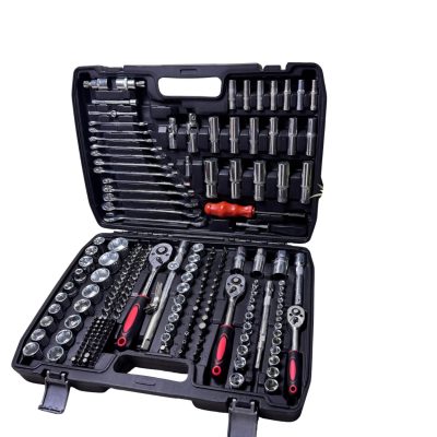 Juego de Herramientas Profesional 216 Piezas con Dados, Puntas y Carracas