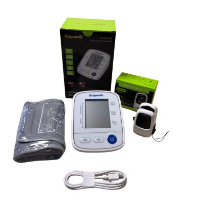 🩺 Combo Salud Ecopower – Tensiómetro Digital + Oxímetro de Pulso