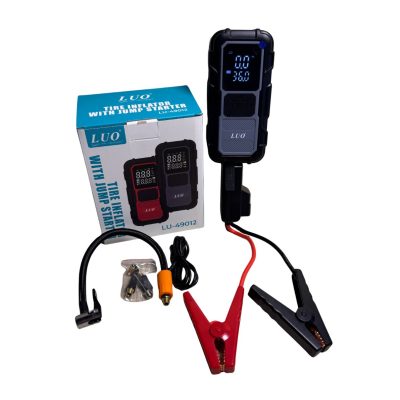 Arrancador de Batería + Compresor Portátil LUO LU-49012
