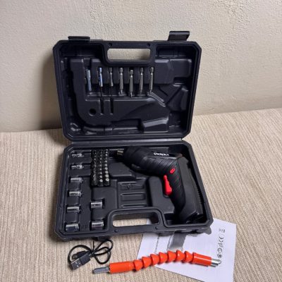 Destornillador Eléctrico Inalámbrico SATE A-TK82 con Kit de Accesorios